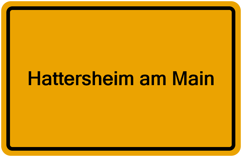 Handelsregisterauszug Hattersheim am Main